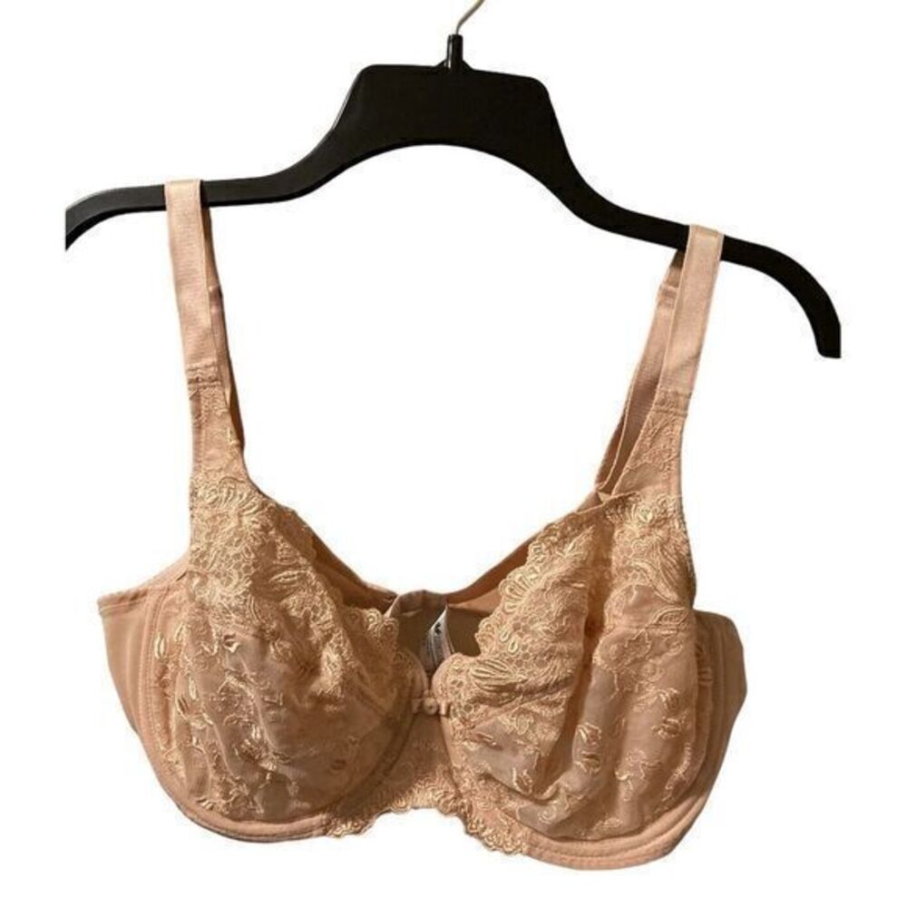 Reggiseno Con Ferretto Wacoal Donna, Modello Renaissance Rose, Ricamato, Colore Rosa, Chiusura A Gancetti